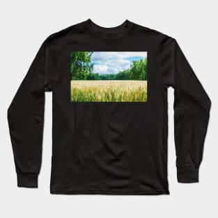 Gold wheat field Long Sleeve T-Shirt